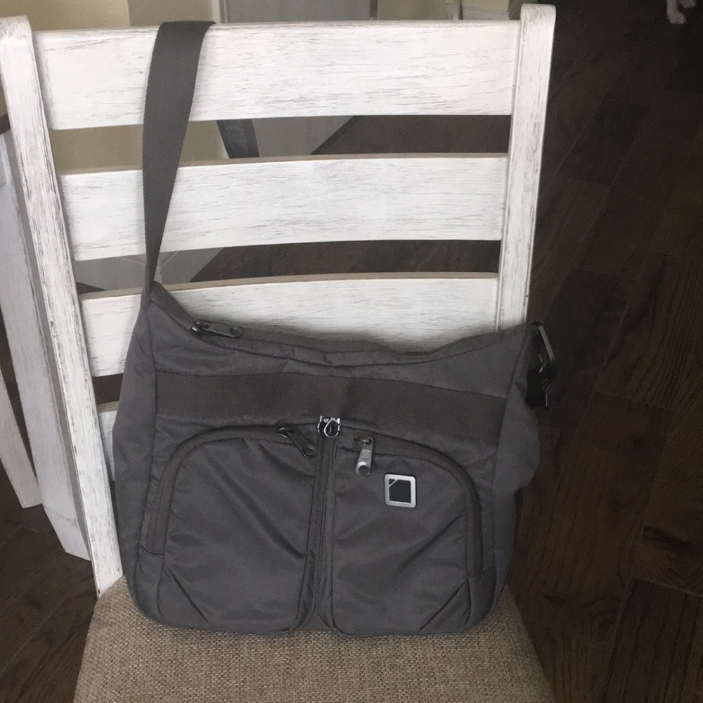 Lewisnclark anti theft RFID cross body bag